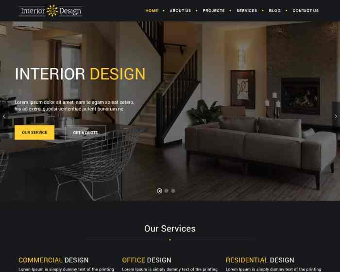 13 Eye Catching Interior Design Website Templates 2021 Templatemag